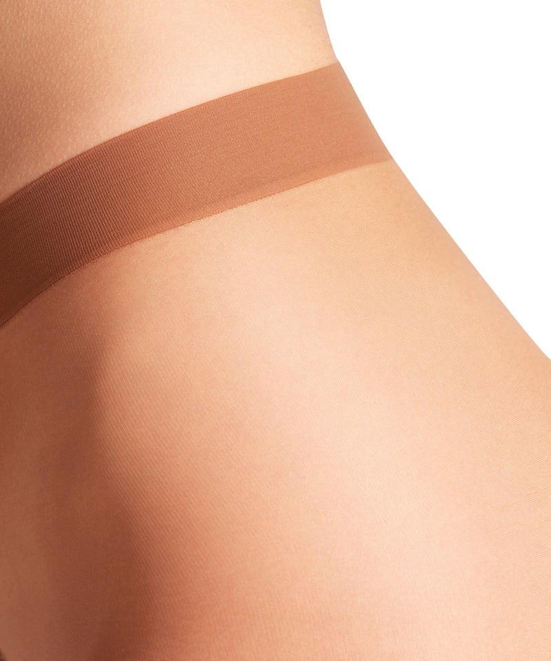 FALKE Women's Seidenglatt 15 Denier Tights, Light Shine, Trendy Casual or Dress, Fine Sheer Transparent, Nylon, Beige (Sun 4299), L, 1 Pair - Image 3